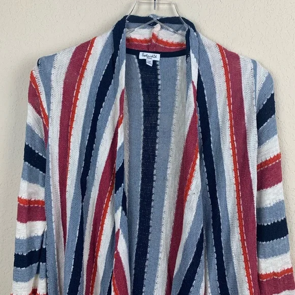 SPLENDID Rancho Stripe Knit Open Front Cardigan - Picture 4 of 16